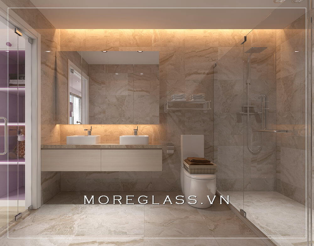 Thiết kế phòng tắm biệt thự